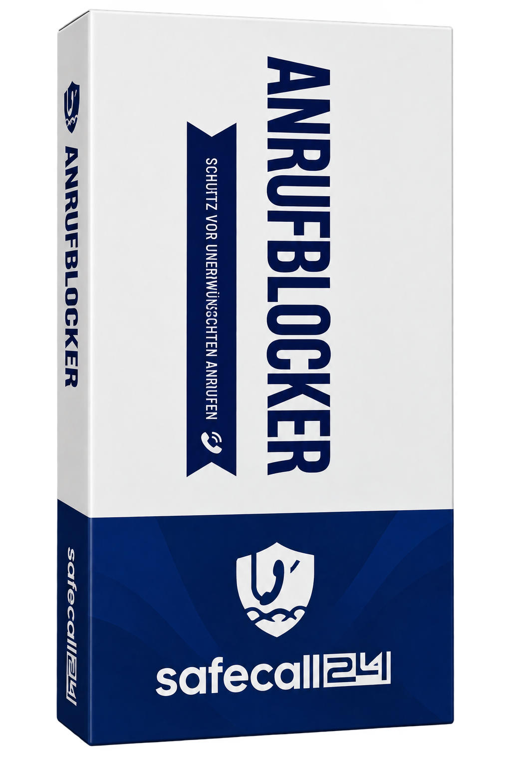 SafeCall24 Anrufblocker Verpackung Seite