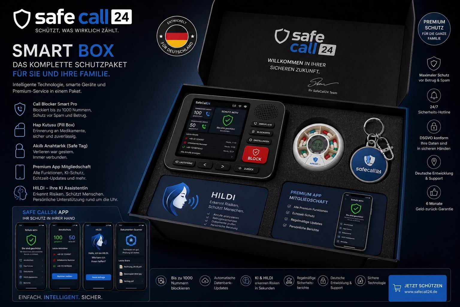 SafeCall24 Premium SchutzBox